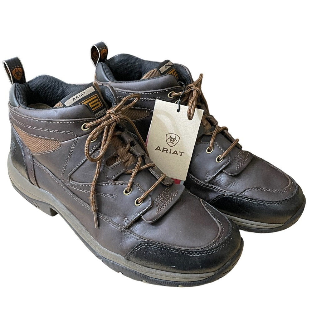 Men’s Ariat Terrain Waterproof Hiking Boot w/Box & Tags + Saddle Soap/Sponge - Picture 7 of 16